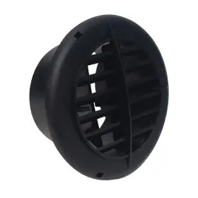 A10-3353vp Valterra 019079033536 Rotating/dampered Heating And A/c Register - 4 Inch Id X 5-3/8 Od Black