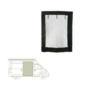 Bugpro04 Vanessential Magnetic Closure Sliding Door Bug Screen Designed For Ram Promaster Van