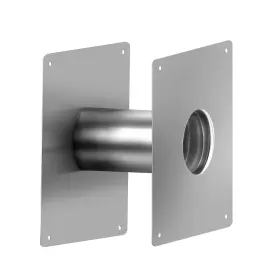 G100 Vattceel 768795684972 Vent Kit 3.15-inch Stainless Steel Ventilation Wall Sleeve Extendable For I
