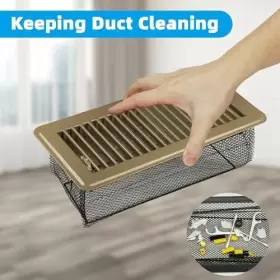 Ve Ni Scc 4x10 4 X 8ftft Floor Vent Cover Trap Screen Net For Home 4x8 Pack #3