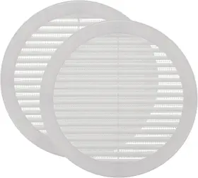Vent Systems 445029224298 8 Inch Opening Dimensions Pack Of 2 White Soffit Cover - Pl
