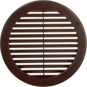 Vent Systems 445048589545 8 Inch Opening Dimensions Brown Soffit Cover - Plastic Roun