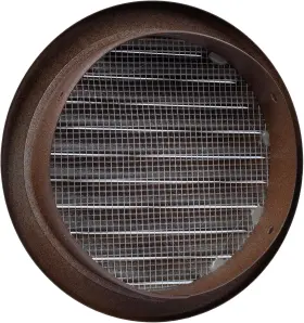 Vent Systems 711181126037 5ftft Inch Brown Soffit Cover With Integrated Mesh - Round Galva #2