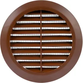 Vent Systems 726084559967 4ftft Inch - Brown Soffit Cover Round Air Louver Gril