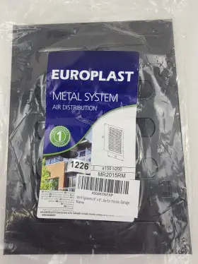 Mr2015rm Vent Systems 750492009529 Europlast Metal Air 150x200mm 6x8 Made In Latvia