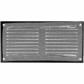Vent Systems 751037230682 8ftft X 4ftft Inch Air Cover - Black Metal Return Grill With Built In #2