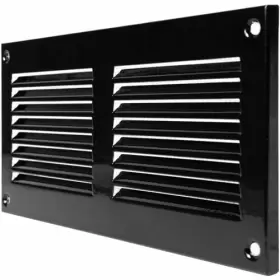 Vent Systems 751037230682 8ftft X 4ftft Inch Air Cover - Black Metal Return Grill With Built In #3