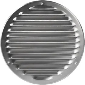 Vent Systems 751037231023 8 Inch Aluminum Soffit Cover Round Air Louver Grill Builtin Insect S