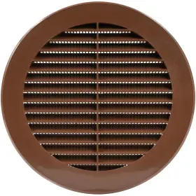 Vent Systems 751037231269 6ftft Inch Brown Soffit Cover - Round Air Louver Grill Buil