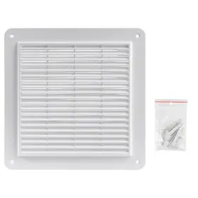 Vent Systems 751037231887 10 Inch X Overall White Metal Cover - Durable Wall And Ceiling Gr