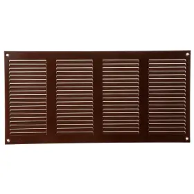 Vent Systems 751037232181 16 Inch X 8 Overall Dimensions - Brown Air Cover Metal Return