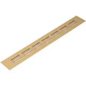 Vent Systems 751037232976 12 X 1.5 Inch Overall Dimensions - Gold Aluminum Rectangle Ventilation