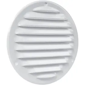 Vent Systems 751037233669 5 Inch White Soffit Cover Pack Of Round Air Louver Grill Buil #2