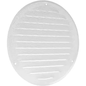 Vent Systems 751037233676 6 Inch Soffit Cover Pack Of 2 White Round Air Louver Grill Builtin I #2