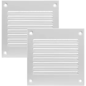 Vent Systems 751037233812 4ftft X Inch Pack Of 2 White Air Cover Metal Return Grill With Built