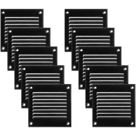 Vent Systems 751037233881 4ftft X Inch Overall Dimensions Pack Of 10 - Black Air Cover Metal