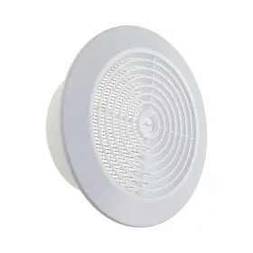 Vent Systems 751037234260 4ftft Inch - White Plastic Dismantable Ceiling Grille Round Air Louv