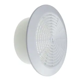 Vent Systems 751037234284 6ftft Inch - White Plastic Dismantable Ceiling Grille Round Air Louv