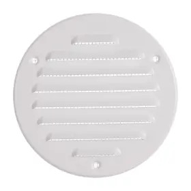 Vent Systems 751037234291 4 Inch White Metal Round Soffit Air Grille Cover For Hvac