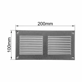 Vent Systems 751037234673 8ftft X 4ftft Inch Air Cover - Galvanized Metal Return Gr #3