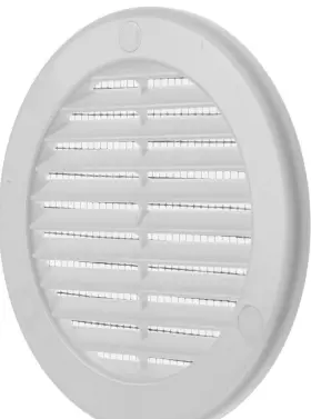 Vent Systems 751037235281 4ftft Inch White Soffit Cover - Pack Of 5 Round Air Louver Grille #2