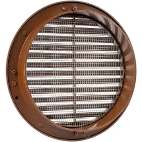 Vent Systems 751037236080 6ftft Inch Pack Of 2 Brown Plastic Soffit Cover Round Air Louver Grill C #2