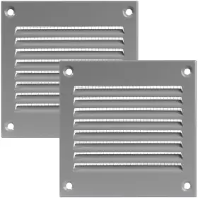 Vent Systems 751037236455 4ftft X Inch Overall Dimensions Pack Of 2 - Gray Air Cover Metal A