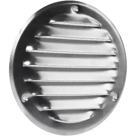 Vent Systems 751037237582 4 Inch Aluminum Soffit Cover Pack Of 2 Round Air Louver Grill B #2