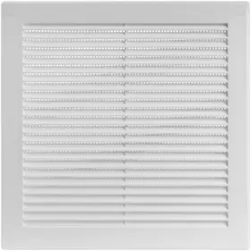 Vent Systems 751037239340 8 X Inch White Soffit Cover - Flat Square Air Louver Grille