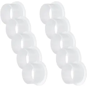 Vent Systems 751037239852 4 Inch Pack Of 10 Air Duct Connector Flange Straight Venti