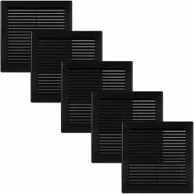 Vent Systems 752277000998 6ftft X Inch Black Soffit Cover - Pack Of 5 Flat Square