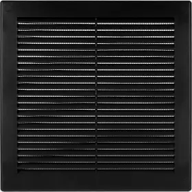 Vent Systems 752277001018 8 Inch X Opening Dimensions Plastic Black Soffit Cove