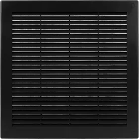 Vent Systems 752277001049 10ftft X Inch Black Soffit Cover Flat Square Air Louver Grille Cove