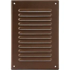 Vent Systems 752277001841 5 X 7 Inch Inner Brown Metal Rectangular Soffit Air Grille Cover Re