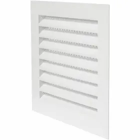 Vent Systems 752277003906 8 Inch X White Square Soffit Cover - Air Louver Grill