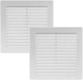 Vent Systems 752277006723 4.5 Inch X Opening Dimensions - Pack Of 2 Plastic White Soffit