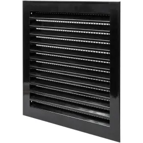 Vent Systems 752277006853 12 Inch X Black Square Soffit Cover - Air Louver Grill