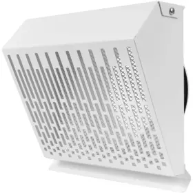 Vent Systems 752277008383 6 Inch Exhaust Cover With Rubber Gasket - White Galvanized Steel Robu