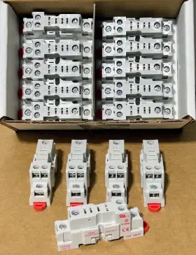 Vbd1b-c Veris Industries Relay Socket Spdt 15a 120/277v Ac Din Rail