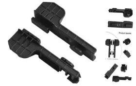 03u90o4o53225zi14pap3q2l1 Versagenius 2pcs Roof Air Deflector Kit Set Compatible For L663 Sturdy Plastic