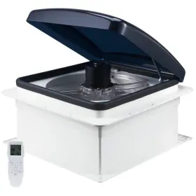 Vevor 197988511625 Rv Vent Fan 14 Inch Roof 12v Powerful 10-speed Reversible Wit