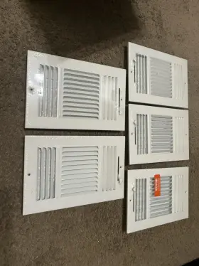 3-direction Vevor 6 X 10 Inch Floor Registers 5-pack Vents Hvac Iron Vent Grill