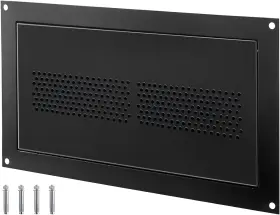 Vevor 711181316094 8 Inch Height X 16 Width Reduce Foundation Damage Risk Black Wall Mounted Crawl