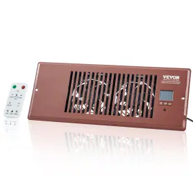 Bt-df0412rcb Vevor Quiet Register Booster Fan Heating / Cooling 4 X 12 Inch Registers Brown