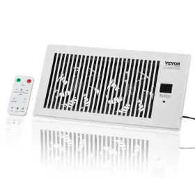 Hab-612w Vevor Quiet Register Booster Fan Heating/cooling 6 X 12 Inch With Remote White