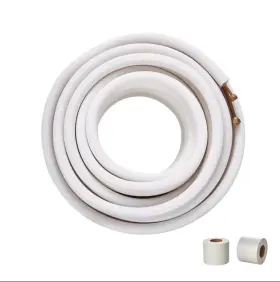 Jsy-ss-sku2 Vevor 50 Ft. Mini Split Line Set 1/4 Inch 3/8 O.d Copper Pipes Tubing