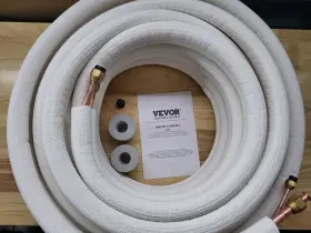 Kdljtg50ft14p70gb Vevor Ductless Mini Split Line Set 1/4ftftx1/2ftftx50ft Insulated Copper Tubing Ac
