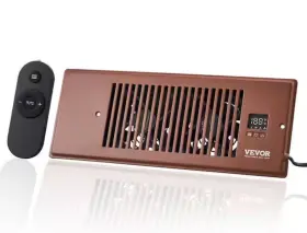 Zcztqfsz412inpdamv5 Vevor Register Booster Fan Quiet Vent Fits 4 Inch X 12 Hole In Brown