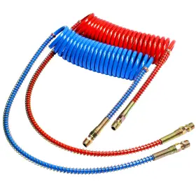 Wtsb-casa12l Vitonsbay Coiled Air Set Line Assemblies Red And Blue Truck Trailer Airl