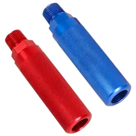 Wtsb-gha-r-2 Vitonsbay Gladhand Grips Extension Handle Set Red Blue For Truck And Trailers